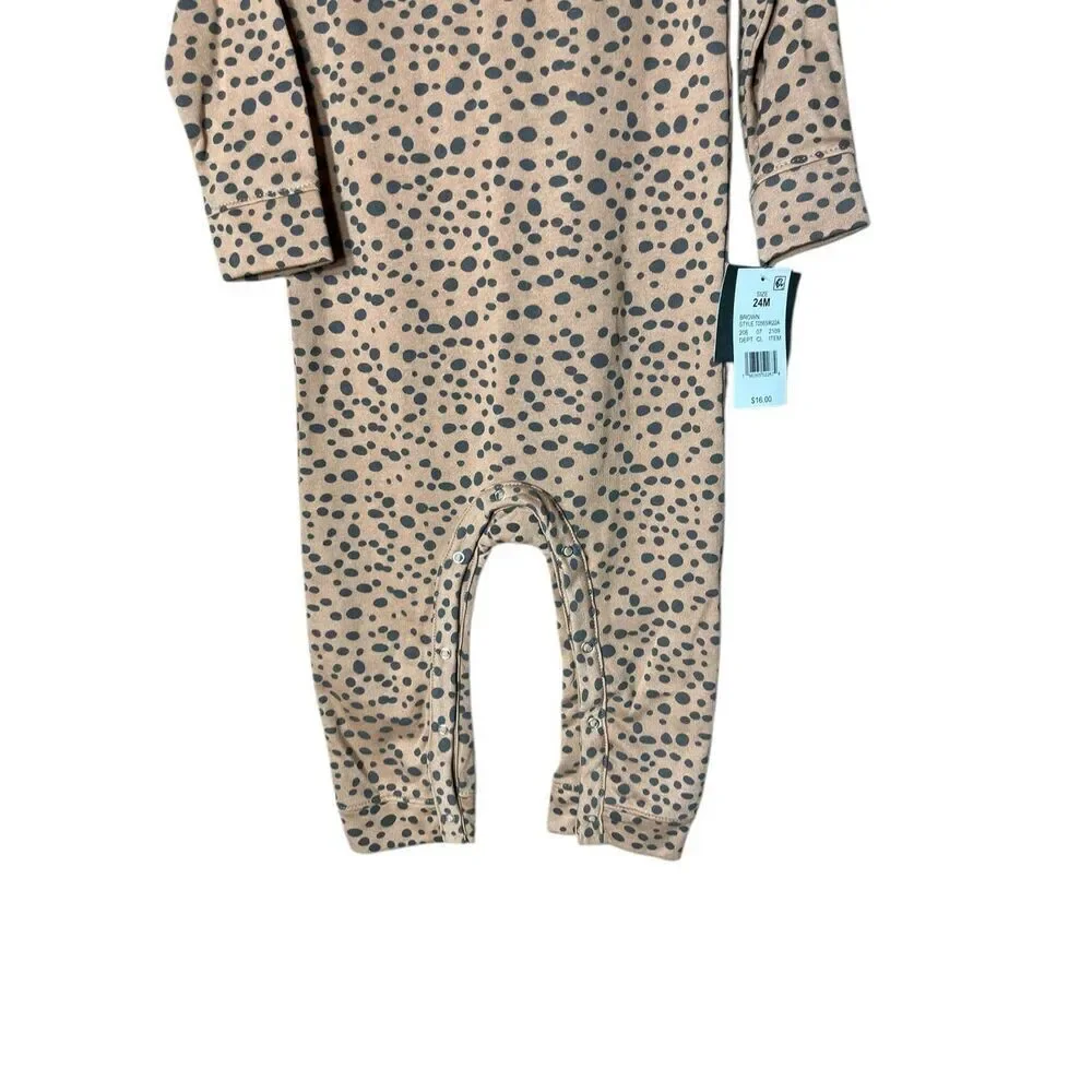 Grayson Mini Brown Jumpsuit Size 24 Months‎ NWT